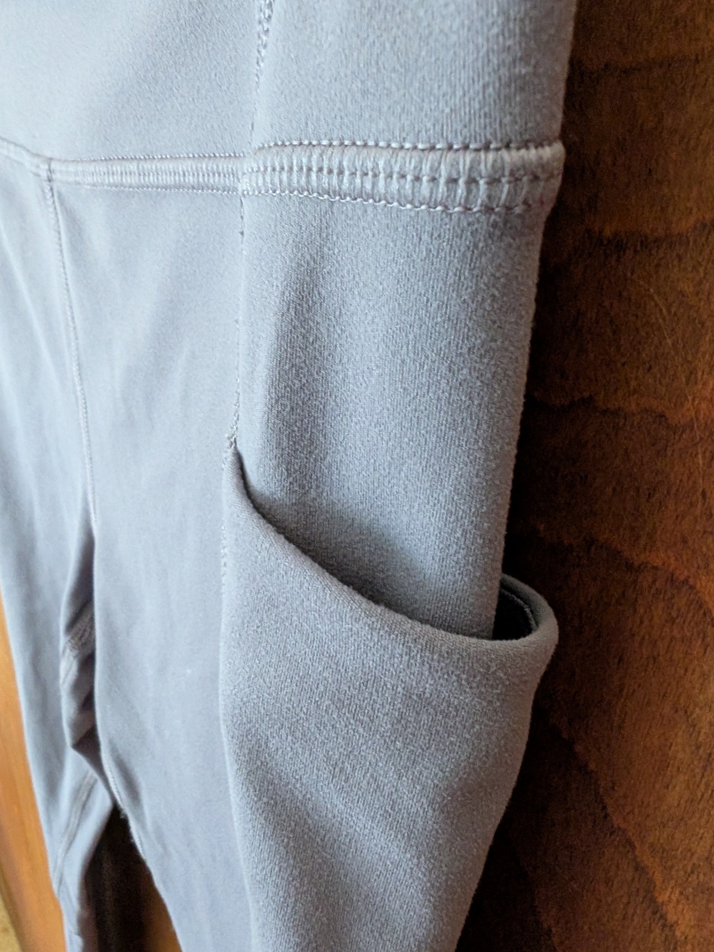 Athleta Girl High-Rise Stash Your Treasures Tight Lavender Grey L/12 - Picture 3 of 5